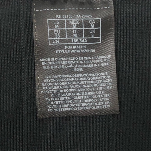 GUESS Size Medium Black Bandage Body Con dress - Picture 10 of 13